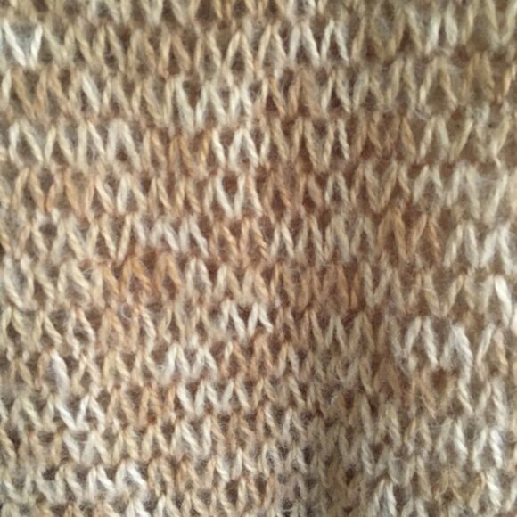 HAND KNIT Oversized Wool Chunky Knit Long Sleeve Sweater M - Picture 5 of 5